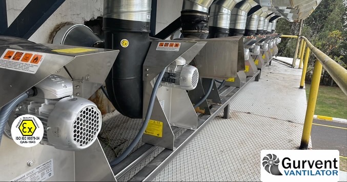 Patlayıcı ve Korozif Ortamlar için Radial Fanlar (Kopya)